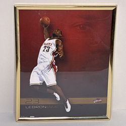 LeBron James #23 Framed Basketball Photo