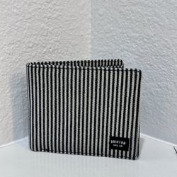 Brixton MFG Co. Striped Canvas Bi-Fold Wallet | Surf Skate Streetwear