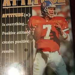 Team NFL metal sign John Elway