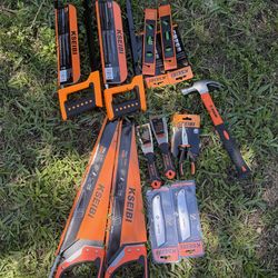 New KSEIBI 11-Piece Hand Tool Set - Saws, Hammer, Levels & More