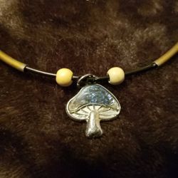 Mushroom Choker Necklace