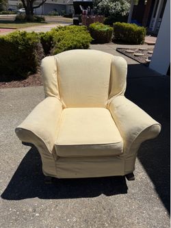 oversize pottery barn, slip cover, rocker