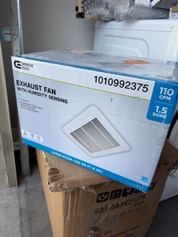 Commercial Electric Exhaust Fan with Humidity Sensing