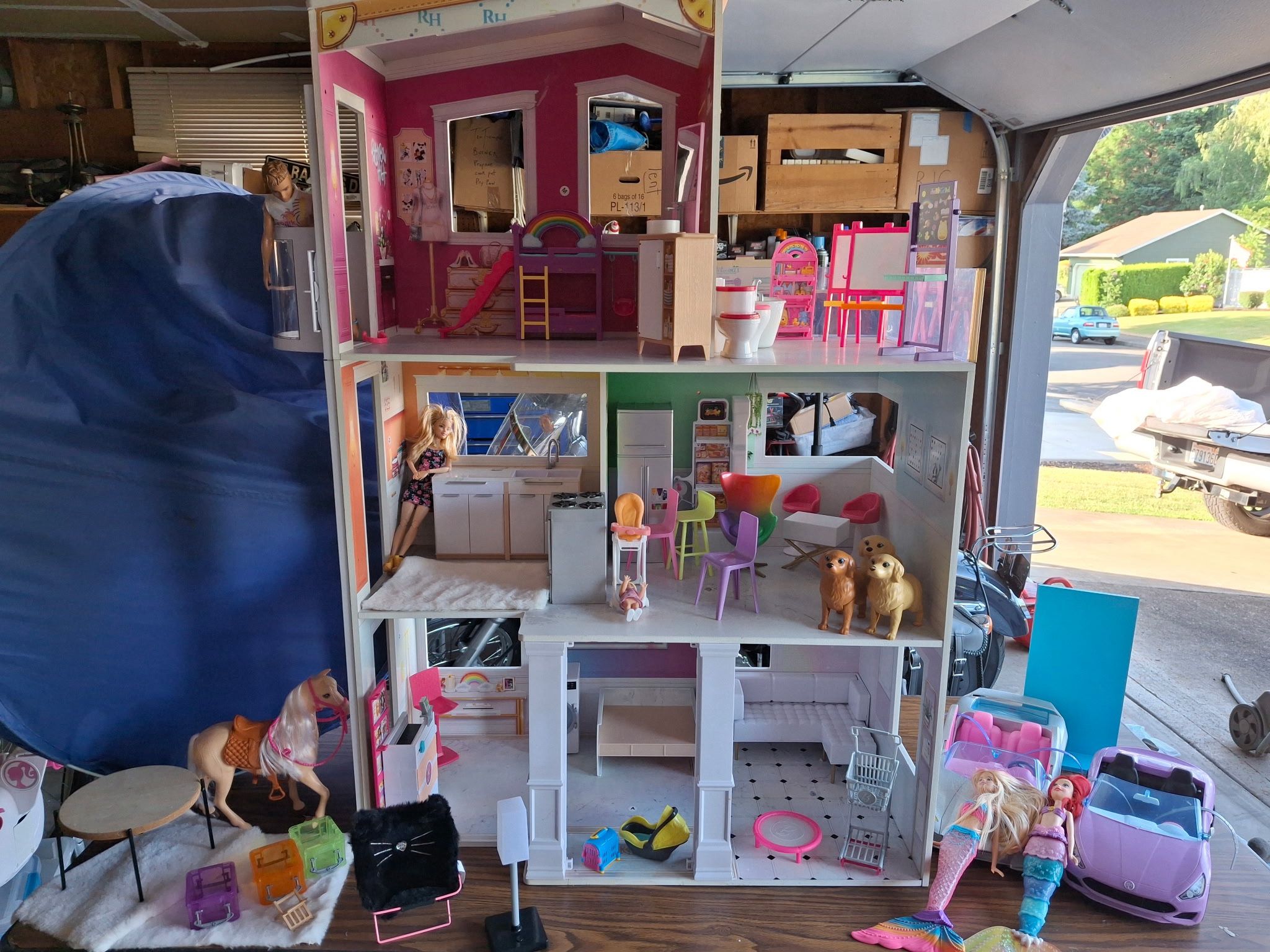 Barbie House With Accessories