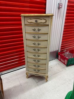 French Provincial Tall Boy Lingerie Chest