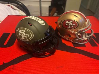 San Francisco 49ers Mini Helmet Set of 2