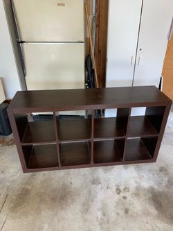 Shelf with cubicles