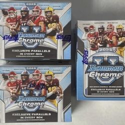 🏈 2025 Topps Bowman Chrome University Football Blasters - x (3)