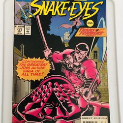 G.I. JOE Starring Snake-Eyes #141 - VF/NM Marvel 1993 Vintage Comic