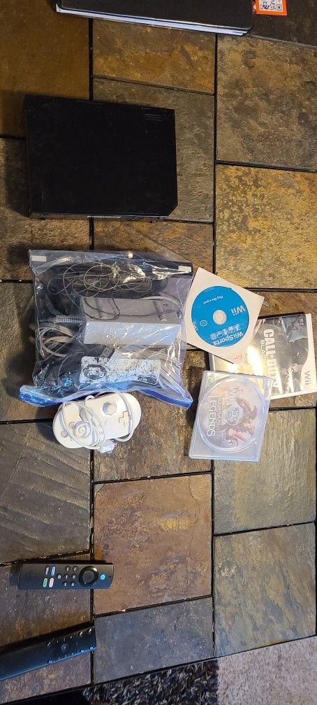 Wii Black Edition With Games
