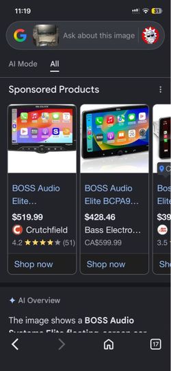 boss audio elite touchscreen, Apple Pay car stereo