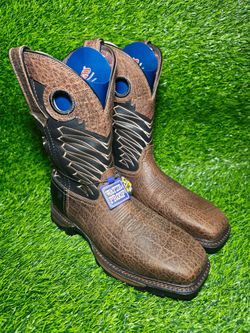 DURANGO MEN'S WATERPROOF STEEL-TOE WORK BOOT 9.5M