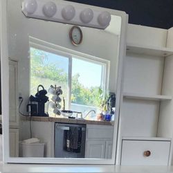 White vanity Mirror 