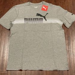 New Men Puma Tee T-shirt Top Short Sleeve M