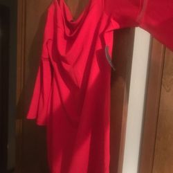 Ladies Red XXL Bold Elements dress