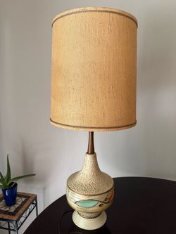 Mid-Century Modern Ceramic Table Lamp