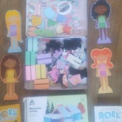Princess Doll Playset Building Block Books