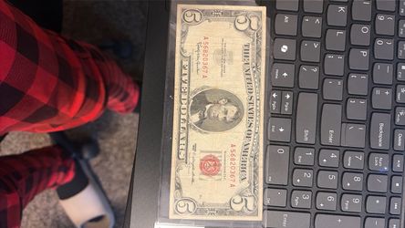 1963 $5 Red Seal US Legal Tender Note