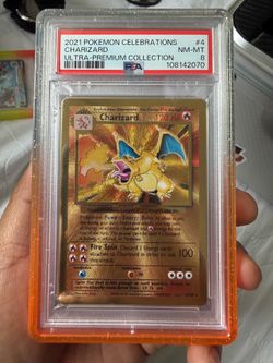 Charizard Ultra Prem PSA 8