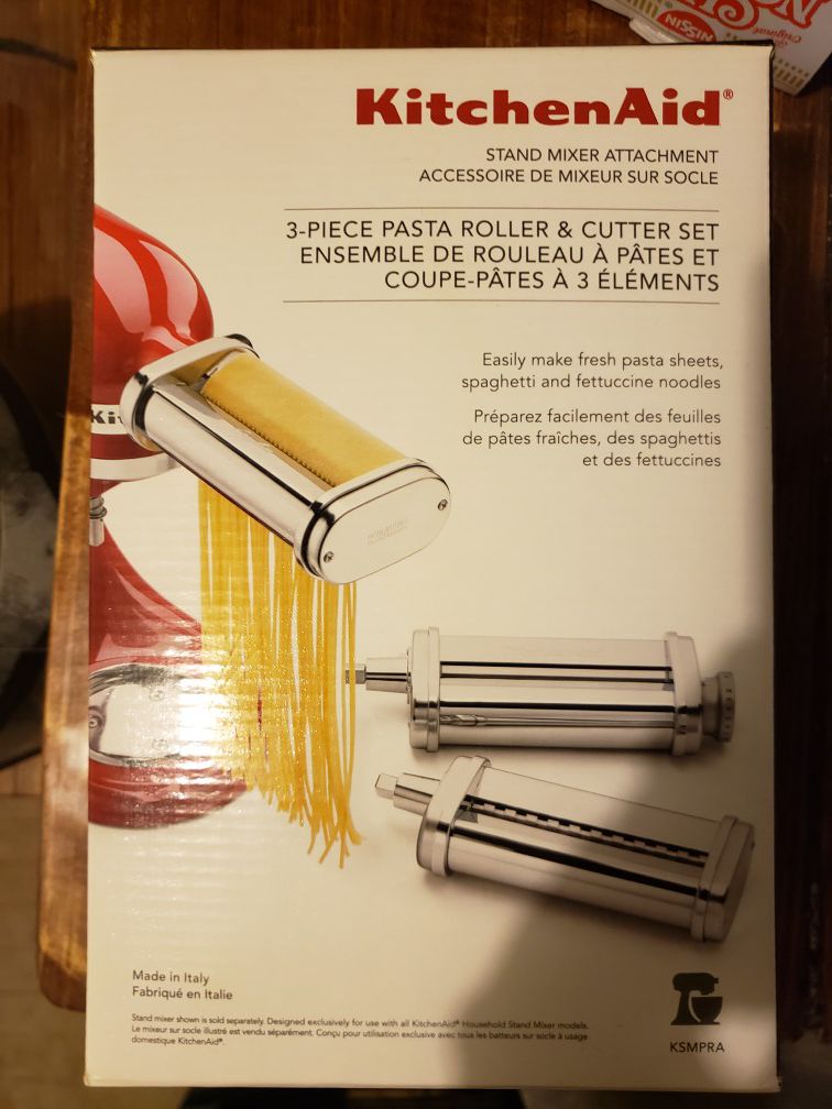 Kitchenaid pasta makers. Brand new 3 piece set