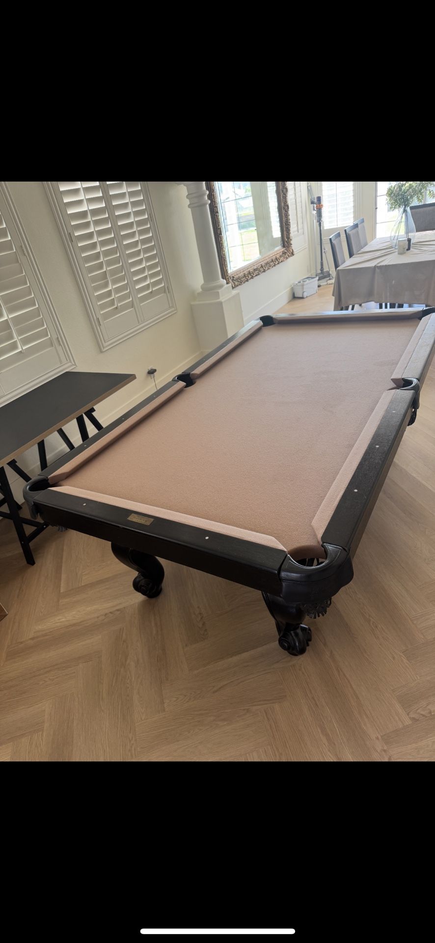 8ft Murray & Sons Custom Pool Table
