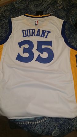 Warriors white kevin durant new jersey