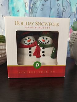 Christmas Snowman Napkin Holder