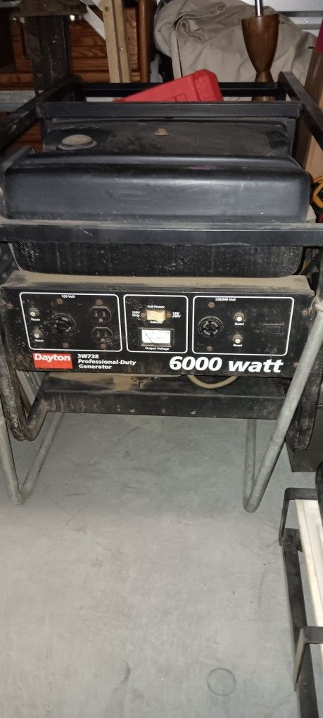 6000 Watt Used Generator