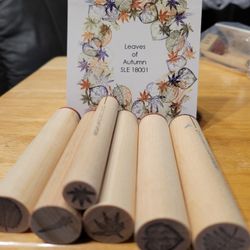 Rubber Stamps Leaves Of Autumn Set