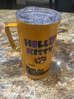 Hello Kitty Halloween Insulated Thermal Mug With Handle