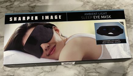 Brand New Sharper Image Ambient Light Sleep Mask