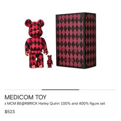 Medicom Toy BE@RBRICK x MCM Harley Quinn 100% & 400% set
