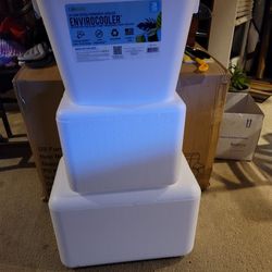 3 Styrofoam Coolers