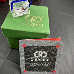 GORGEOUS AUTHENTIC VINTAGE HAND CRAFTED SWAROVSKI CRYSTAL CRISTALLO VIVO ORIGINAL MADE IN ITALY 