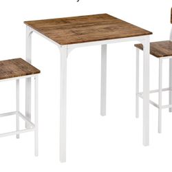 Bar Table And 2 Chairs 