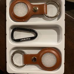 Protective Leather Key Chain For Airtag 