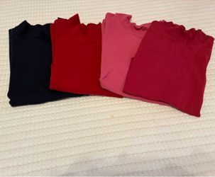 Sleeveless Mock Turtleneck Tops-L