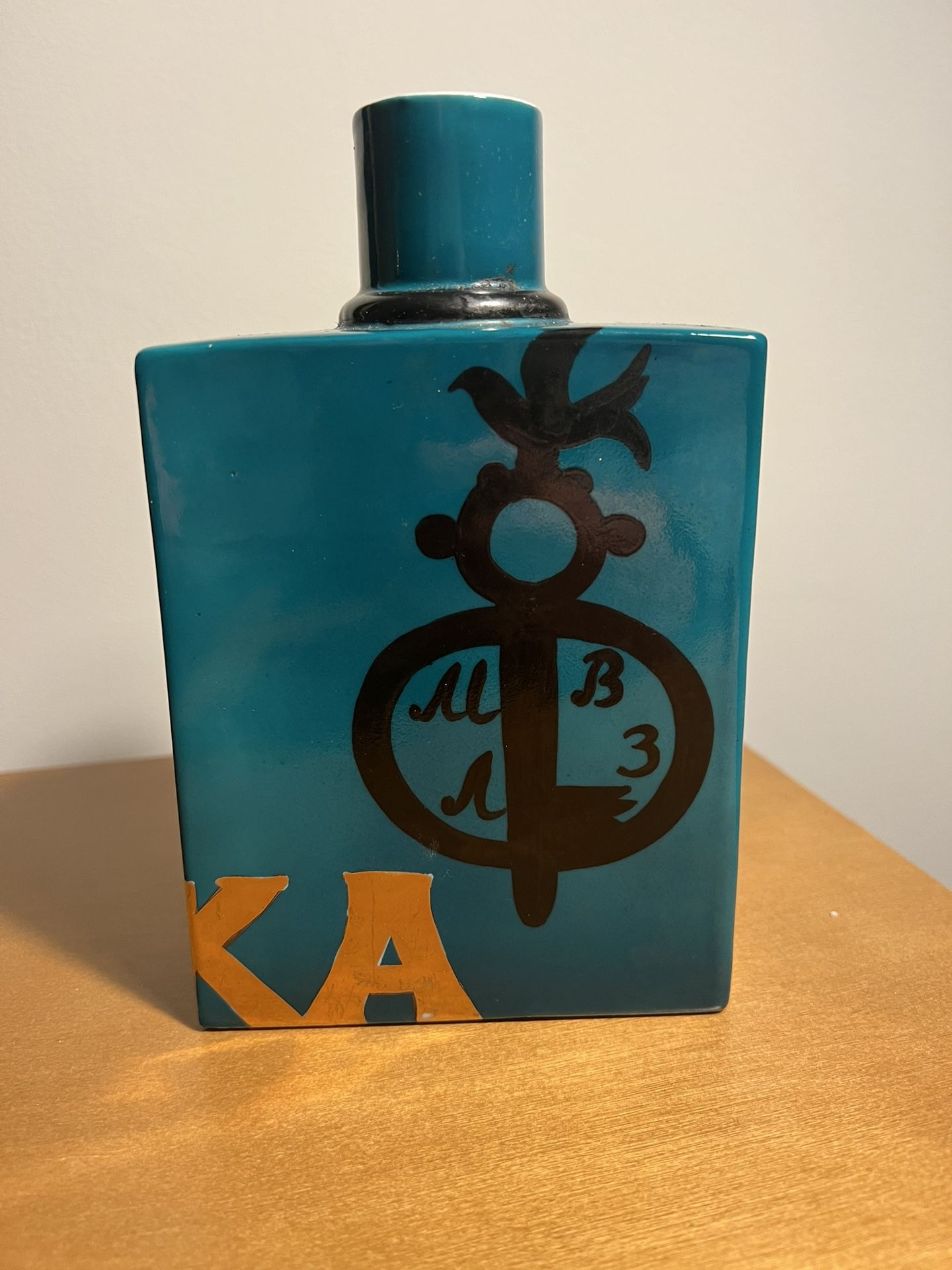 Vintage Russian Vodka Ceramic Bottle – USSR Era Collectible 🪆🥃