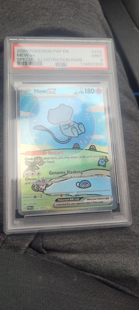 Bubble Mew Pokemon Card Psa 9