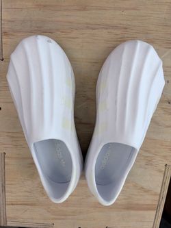 Adidas White Slip-On Shoes