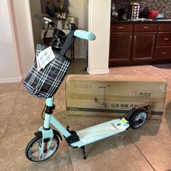 ONLY $85: Kick Scooter for Kids Ages 6+, Teens and Adults, Max Load 300 LBS, Foldable