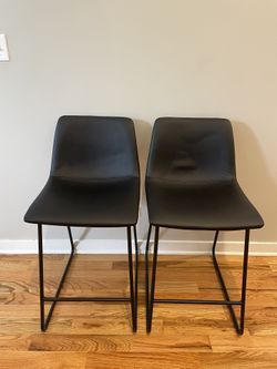 Bowden Faux Leather Counter Height Barstool (2)