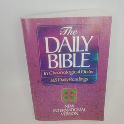 NIV The Daily Bible In Chronological Order 365 Daily Readings 1984