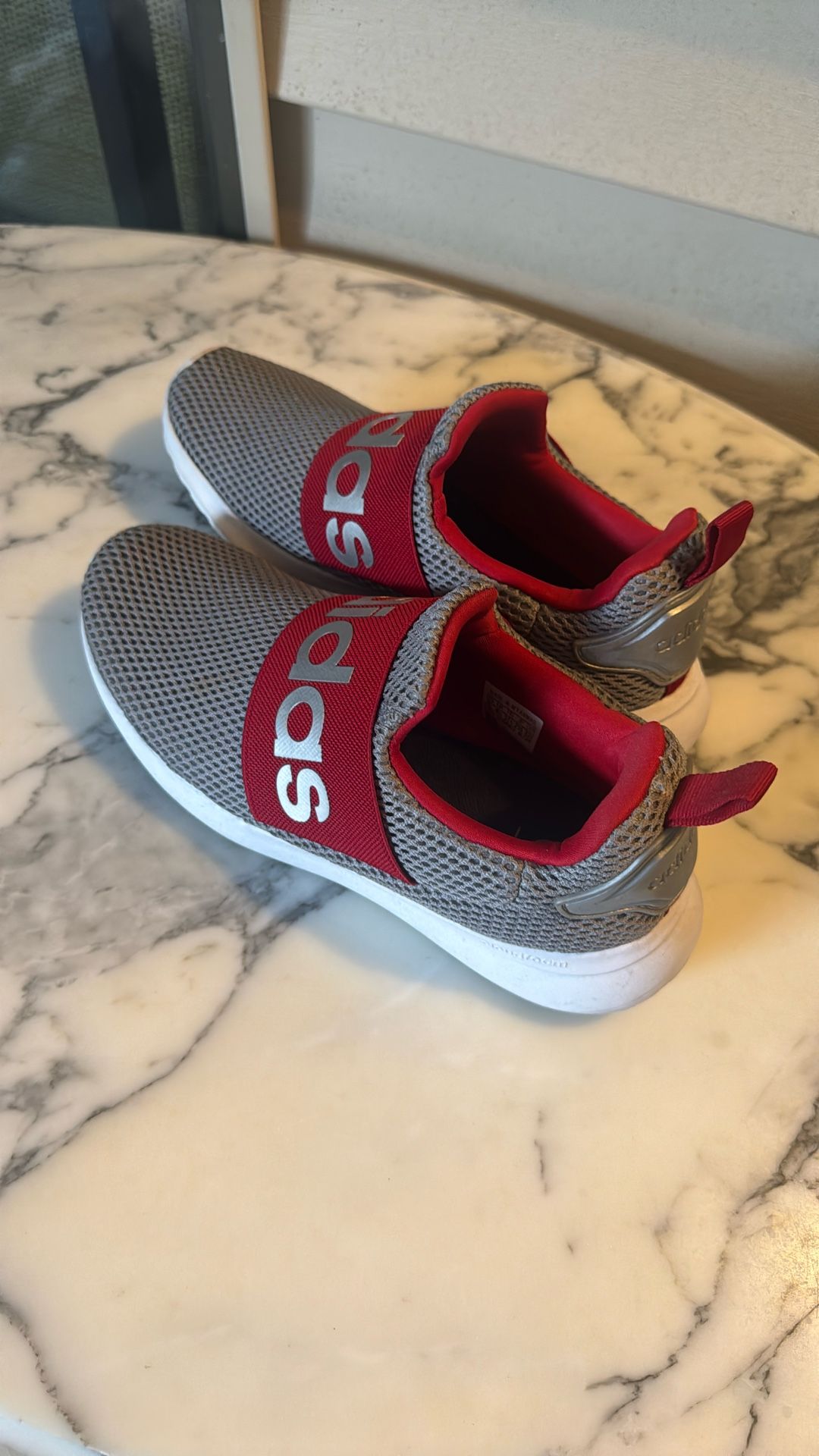 Size 7 Womens Adidas Grey/lovely Red