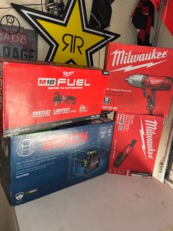 Milwaukee Tools All brand new