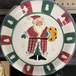 Santa Serving Plate