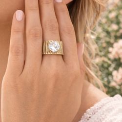 14 Karat Solid Gold Ring 