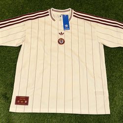 Adidas Aston Villa FC AVFC Icon Soccer Jersey KIT JN0214 Limited Size Small