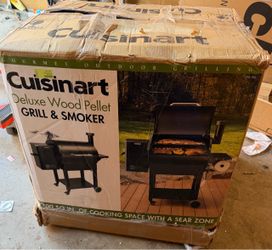Cuisinart CPG-700 Deluxe Wood Pellet Grill & Smoker 700 Sq In New Open Box