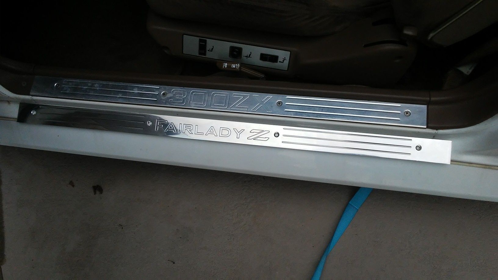 Nissan 300zx 2+2 Stainless Z-Tek door sills RARE 1984-89